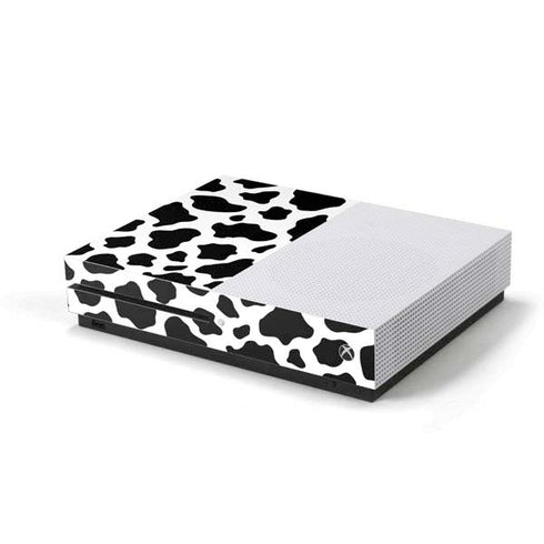 Cow Pattern Animal Print Xbox One S Console Skin