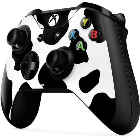 Cow Pattern Animal Print Xbox One X Controller Skin