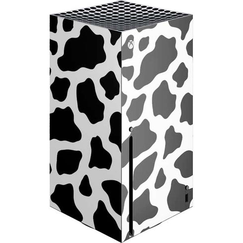 Cow Pattern Animal Print Xbox Series X Console Skin