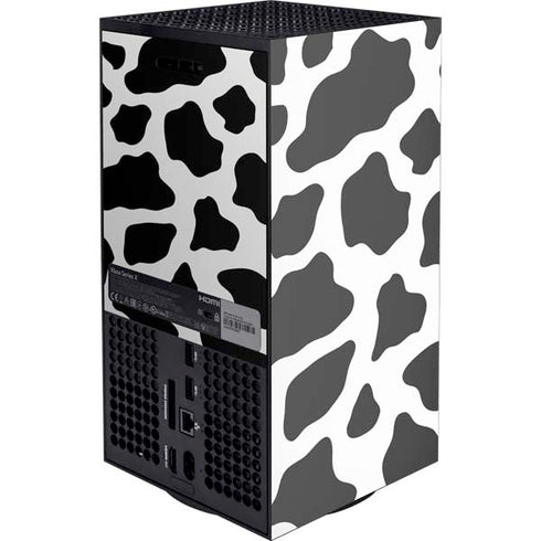 Cow Pattern Animal Print Xbox Series X Console Skin