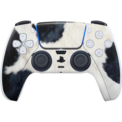 Cow Animal Print PS5 Controller Skin