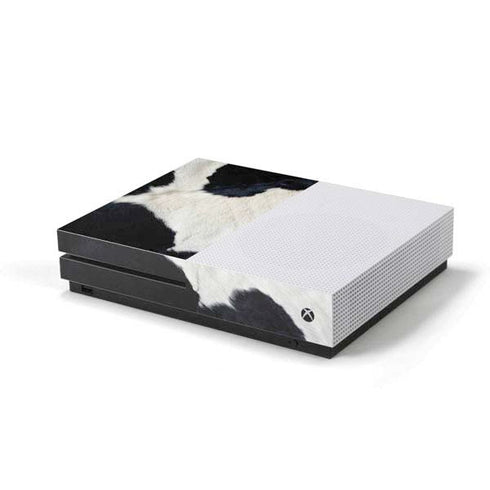 Cow Animal Print Xbox One S Console Skin