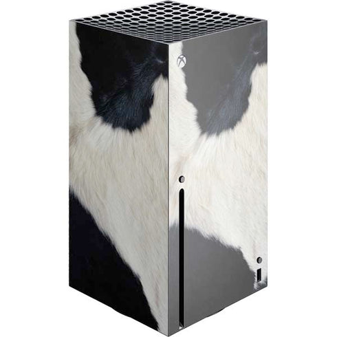 Cow Animal Print Xbox Series X Console Skin
