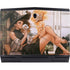 Cozy Autumn Library Witch with Cat and Coffee by Ivy Dolamore Dell Alienware Skin