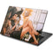 Cozy Autumn Library Witch with Cat and Coffee by Ivy Dolamore Dell Chromebook Skin