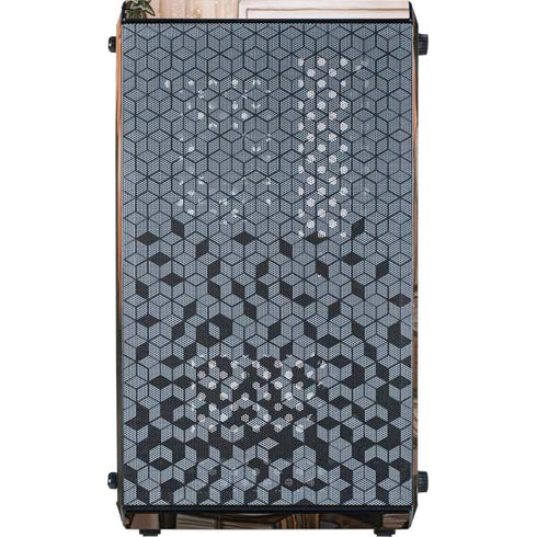 Cozy Autumn Library Witch with Cat and Coffee by Ivy Dolamore Cooler Master MasterBox Q300L Mini Tower Skin