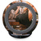 Cozy Autumn Library Witch with Cat and Coffee by Ivy Dolamore Fast Charge Wireless Charging Stand Skin