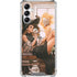 Cozy Autumn Library Witch with Cat and Coffee by Ivy Dolamore Galaxy A14 5G Clear Case