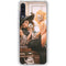 Cozy Autumn Library Witch with Cat and Coffee by Ivy Dolamore Galaxy A50 Clear Case