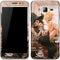 Cozy Autumn Library Witch with Cat and Coffee by Ivy Dolamore Galaxy J3 Skin