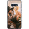 Cozy Autumn Library Witch with Cat and Coffee by Ivy Dolamore Galaxy S10e Skin