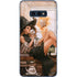 Cozy Autumn Library Witch with Cat and Coffee by Ivy Dolamore Galaxy S10e Skin