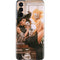 Cozy Autumn Library Witch with Cat and Coffee by Ivy Dolamore Galaxy S21 5G Skin