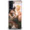 Cozy Autumn Library Witch with Cat and Coffee by Ivy Dolamore Galaxy S22 Clear Case