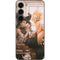 Cozy Autumn Library Witch with Cat and Coffee by Ivy Dolamore Galaxy S23 Skin