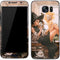 Cozy Autumn Library Witch with Cat and Coffee by Ivy Dolamore Galaxy S7 Skin