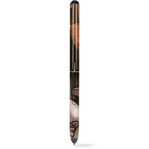 Cozy Autumn Library Witch with Cat and Coffee by Ivy Dolamore Samsung Galaxy Tab Skin