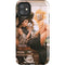 Cozy Autumn Library Witch with Cat and Coffee by Ivy Dolamore iPhone 11 Impact Case