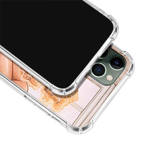Cozy Autumn Library Witch with Cat and Coffee by Ivy Dolamore iPhone 12 Pro Clear Case