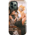 Cozy Autumn Library Witch with Cat and Coffee by Ivy Dolamore iPhone 12 Pro Impact Case