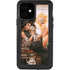 Cozy Autumn Library Witch with Cat and Coffee by Ivy Dolamore iPhone 12 Waterproof Case