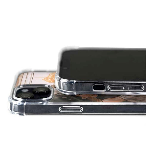 Cozy Autumn Library Witch with Cat and Coffee by Ivy Dolamore iPhone 15 Plus MagSafe Case