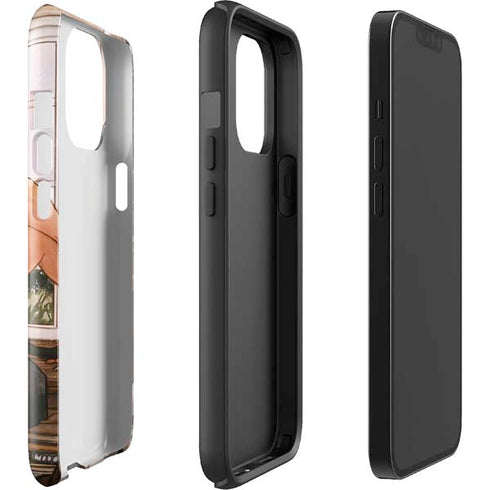 Cozy Autumn Library Witch with Cat and Coffee by Ivy Dolamore iPhone 15 Pro Max Impact Case