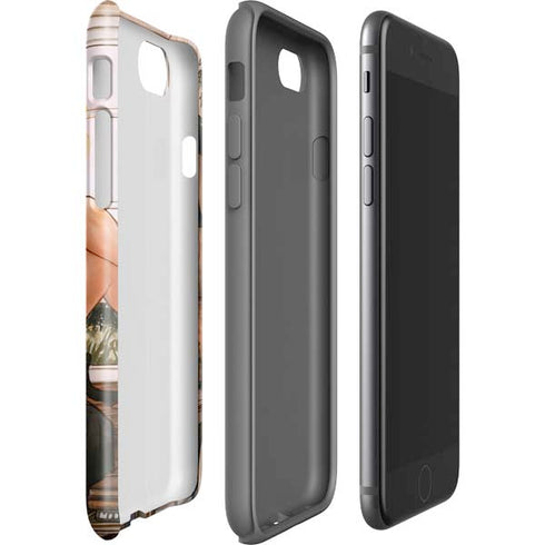 Cozy Autumn Library Witch with Cat and Coffee by Ivy Dolamore iPhone SE (2nd & 3rd Gen) Pro Case