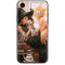 Cozy Autumn Library Witch with Cat and Coffee by Ivy Dolamore iPhone XR Skin