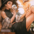 Cozy Autumn Library Witch with Cat and Coffee by Ivy Dolamore iPhone XS Pro Case