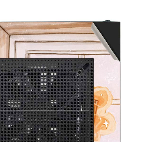 Cozy Autumn Library Witch with Cat and Coffee by Ivy Dolamore NZXT H510 Compact ATX Mid-Tower Case Skin