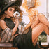 Cozy Autumn Library Witch with Cat and Coffee by Ivy Dolamore Otterbox Commuter Galaxy Skin