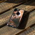 Cozy Autumn Library Witch with Cat and Coffee by Ivy Dolamore Otterbox Commuter iPhone Skin