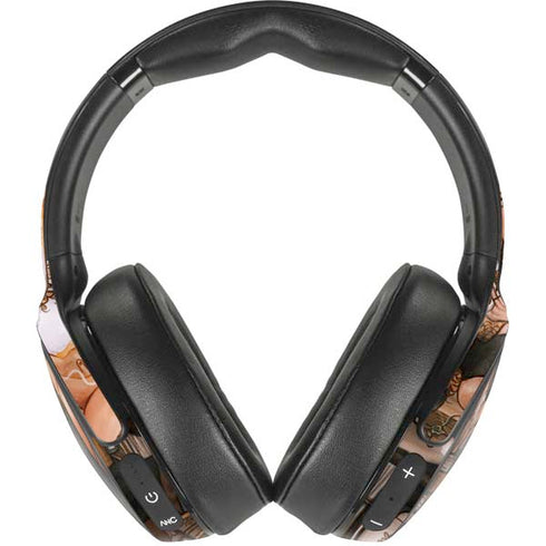 Cozy Autumn Library Witch with Cat and Coffee by Ivy Dolamore Skullcandy Venue Skin