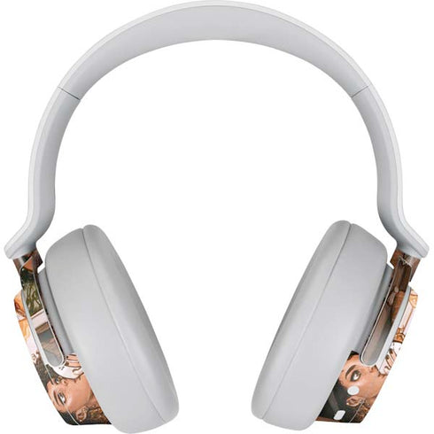 Cozy Autumn Library Witch with Cat and Coffee by Ivy Dolamore Surface Headphones Skin