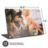 Cozy Autumn Library Witch with Cat and Coffee by Ivy Dolamore Universal Laptop 13in (10.6 x 7.6in) Skin