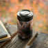 Cozy Autumn Library Witch with Cat and Coffee by Ivy Dolamore Yeti Colster Can Insulator Skin
