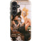 Cozy Autumn Library Witch with Cat and Coffee by Ivy Dolamore Galaxy S24 Impact Case