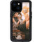 Cozy Autumn Library Witch with Cat and Coffee by Ivy Dolamore iPhone 15 Waterproof Case