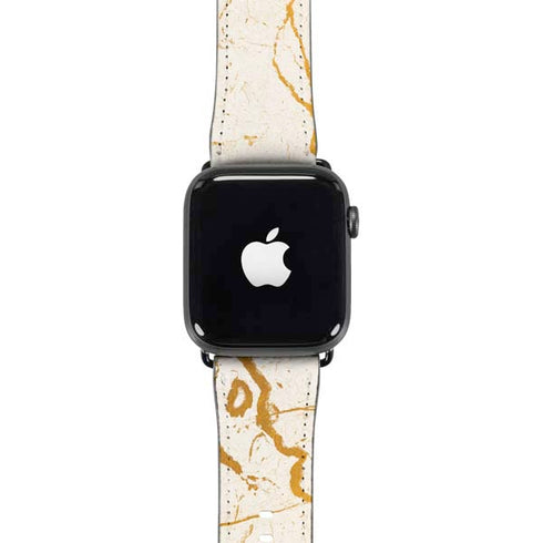 Cracked Marble Apple Watch Band 42-44mm