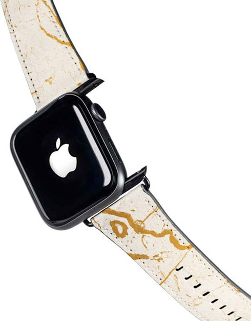 Cracked Marble Apple Watch Band 38-40mm