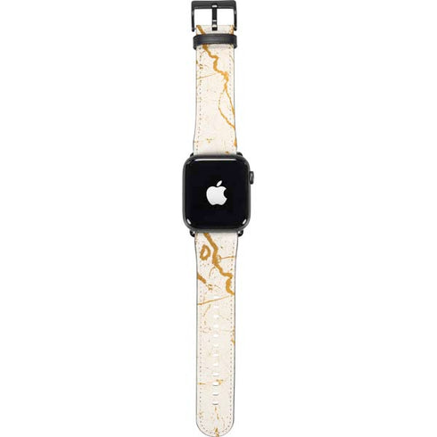 Cracked Marble Apple Watch Band 38-40mm