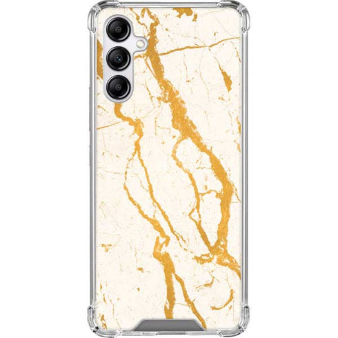 Cracked Marble Galaxy A14 5G Clear Case
