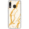Cracked Marble Galaxy A20 Clear Case