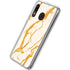 Cracked Marble Galaxy A20 Clear Case