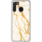 Cracked Marble Galaxy A21 Clear Case