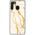 Cracked Marble Galaxy A21 Clear Case