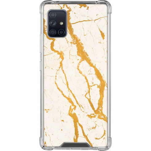 Cracked Marble Galaxy A51 5G Clear Case