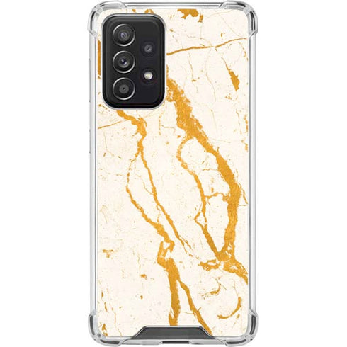 Cracked Marble Galaxy A52 5G Clear Case