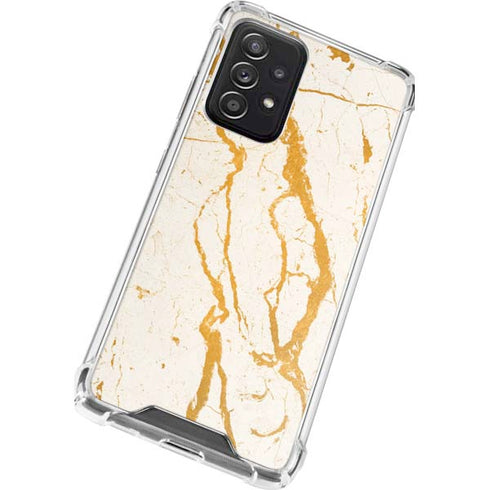 Cracked Marble Galaxy A52 5G Clear Case